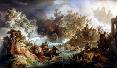 Allegory of the Battle of Salamis, 1858 by Wilhelm von Kaulbach